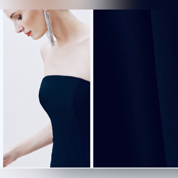 BHLDN CIRCE GOWN NAVY STRAPLESS MAXI DRESS - Picture 3 of 15